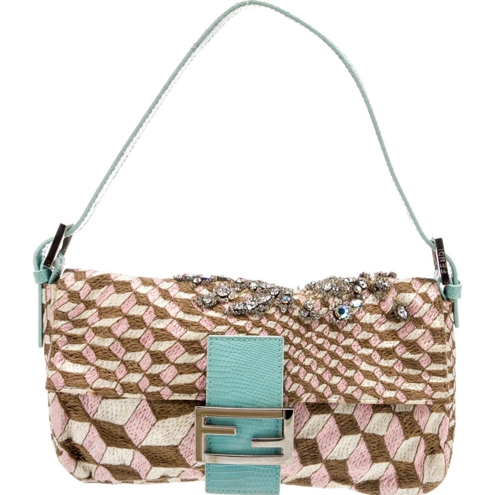 FENDI SWAROVSKI BAGUETTE *VINTAGE